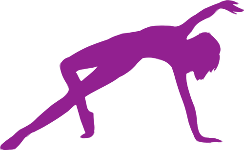 Purple Dancing Icon Clipart