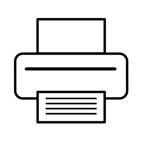 Inkjet Printer Icon Clipart