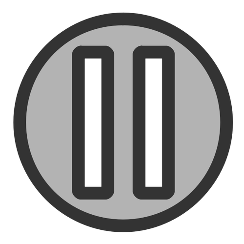 Audio Player Pause Icon Clipart