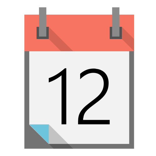 Spiral Calendar Icon Clipart