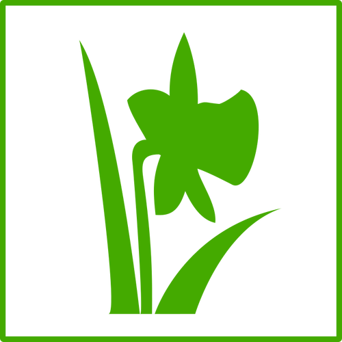 Eco Flower Icon Clipart