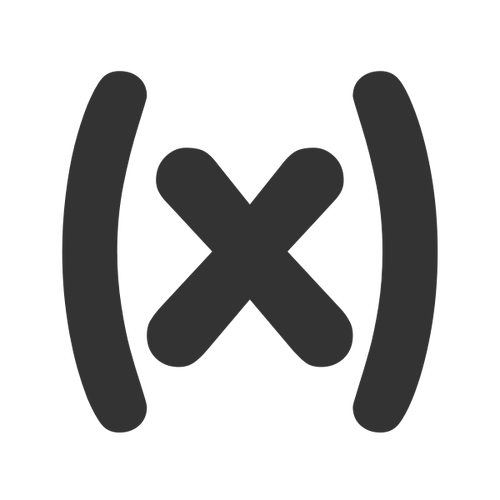 X Function Icon Clipart