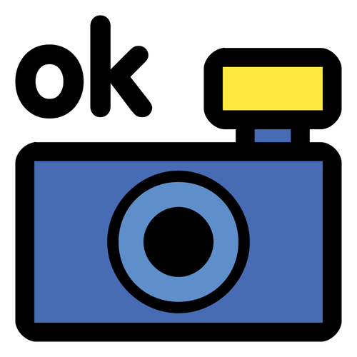 Photo Camera Ok Icon Clipart