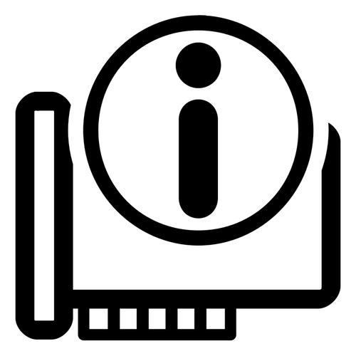 Of Monochrome Hardware Information Kde Icon Clipart