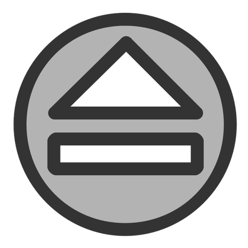 Audio Player Eject Icon Clipart