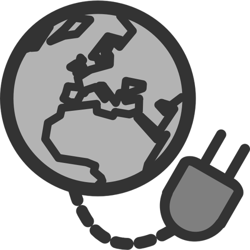 World Internet Connection Icon Clipart