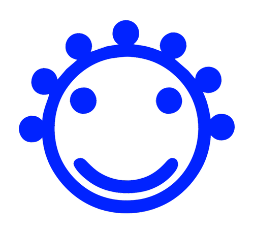 Blue Smiley Icon Face Clipart