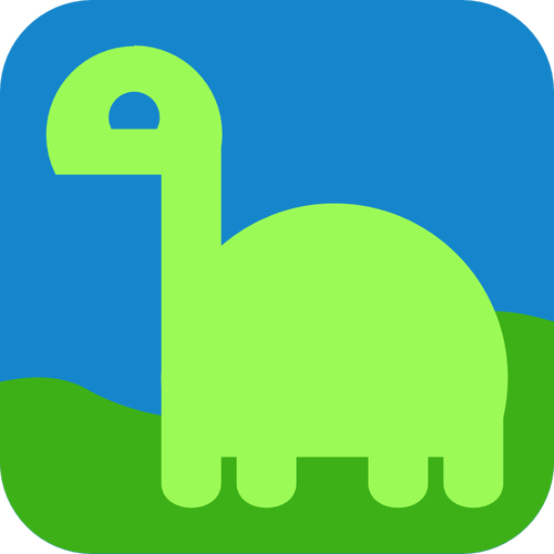 Green Dino Avatar Icon Clipart