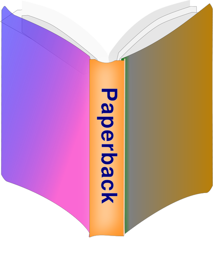 Paperback Book Icon Clipart