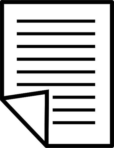 Of Printer Paper Icon Clipart
