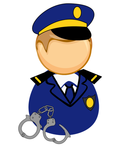 Policeman Icon Clipart