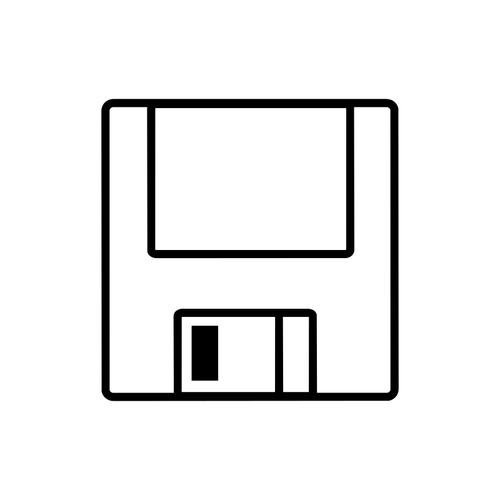 Floppy Disk Icon Clipart