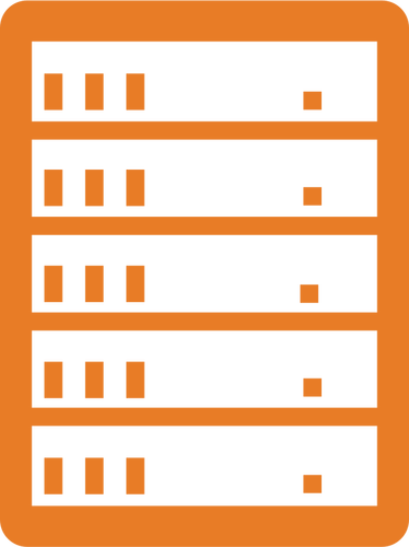 Simple Server Icon Clipart