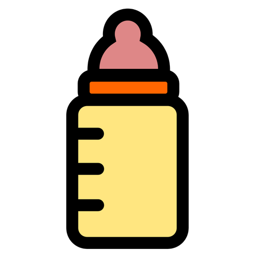 Baby Bottle Icon Clipart