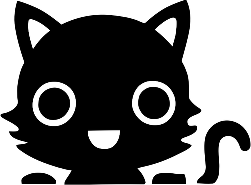 Friendly Kitten Icon Clipart