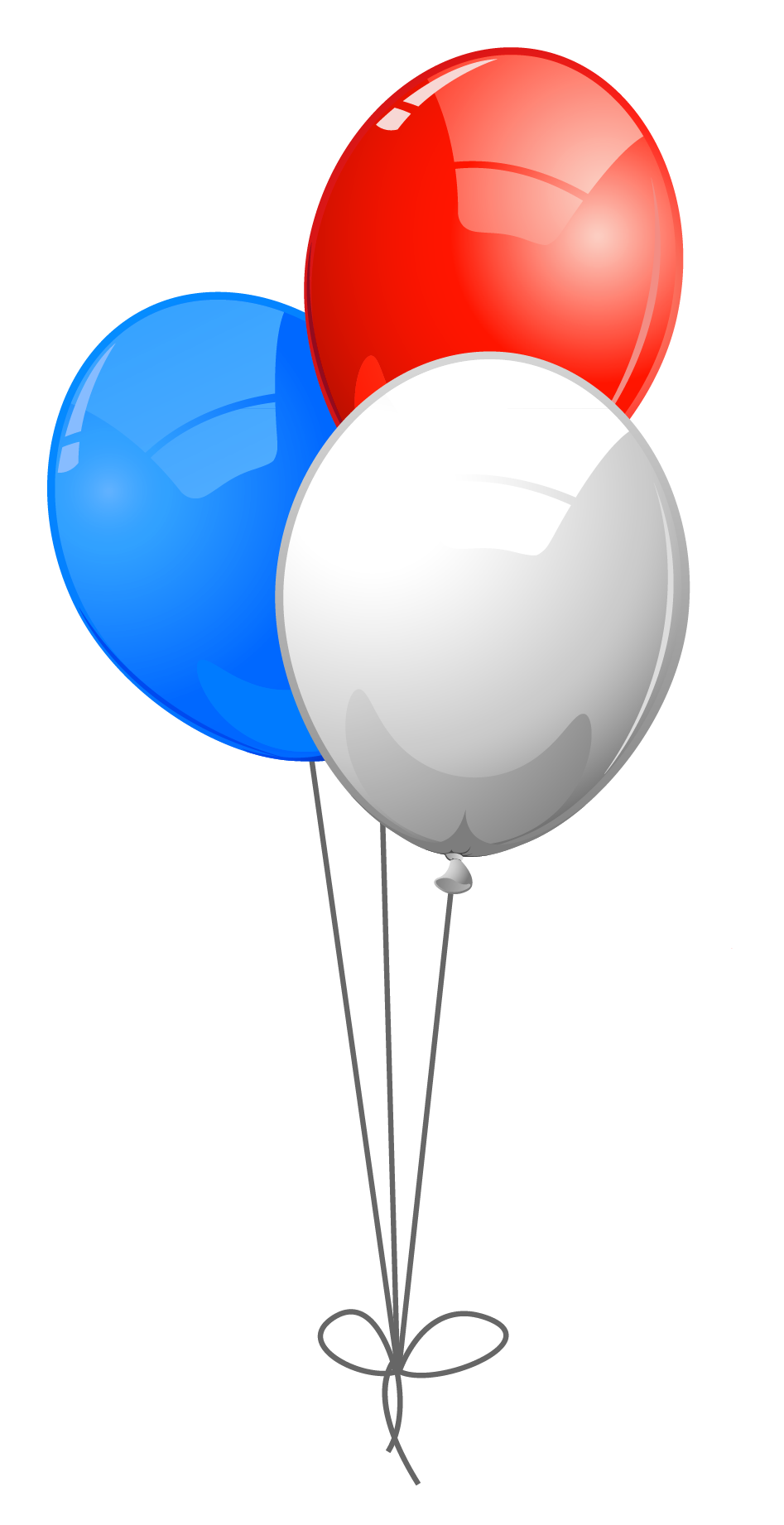 Blue Usa Balloon Colors Balloons Red Clipart