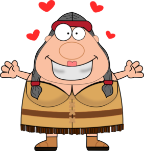 Indian With Hearts At Clker Vector Clipart