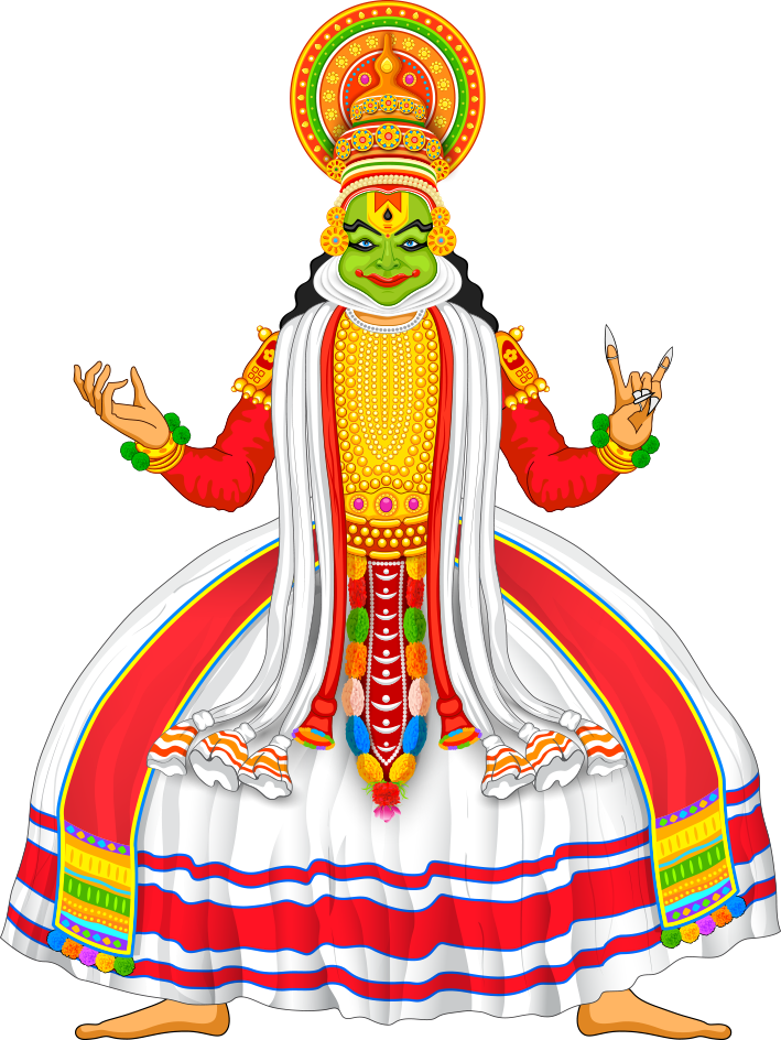 Sadhya Festival Hindu Of Kerala Onam Vector Clipart