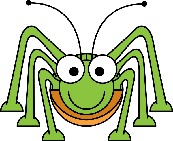 Cute Cricket Insect Hd Image Clipart