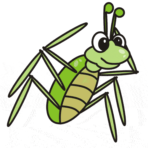 Cute Cricket Insect Kid Hd Photo Clipart