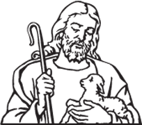 Jesus Black And White Images 2 Clipart