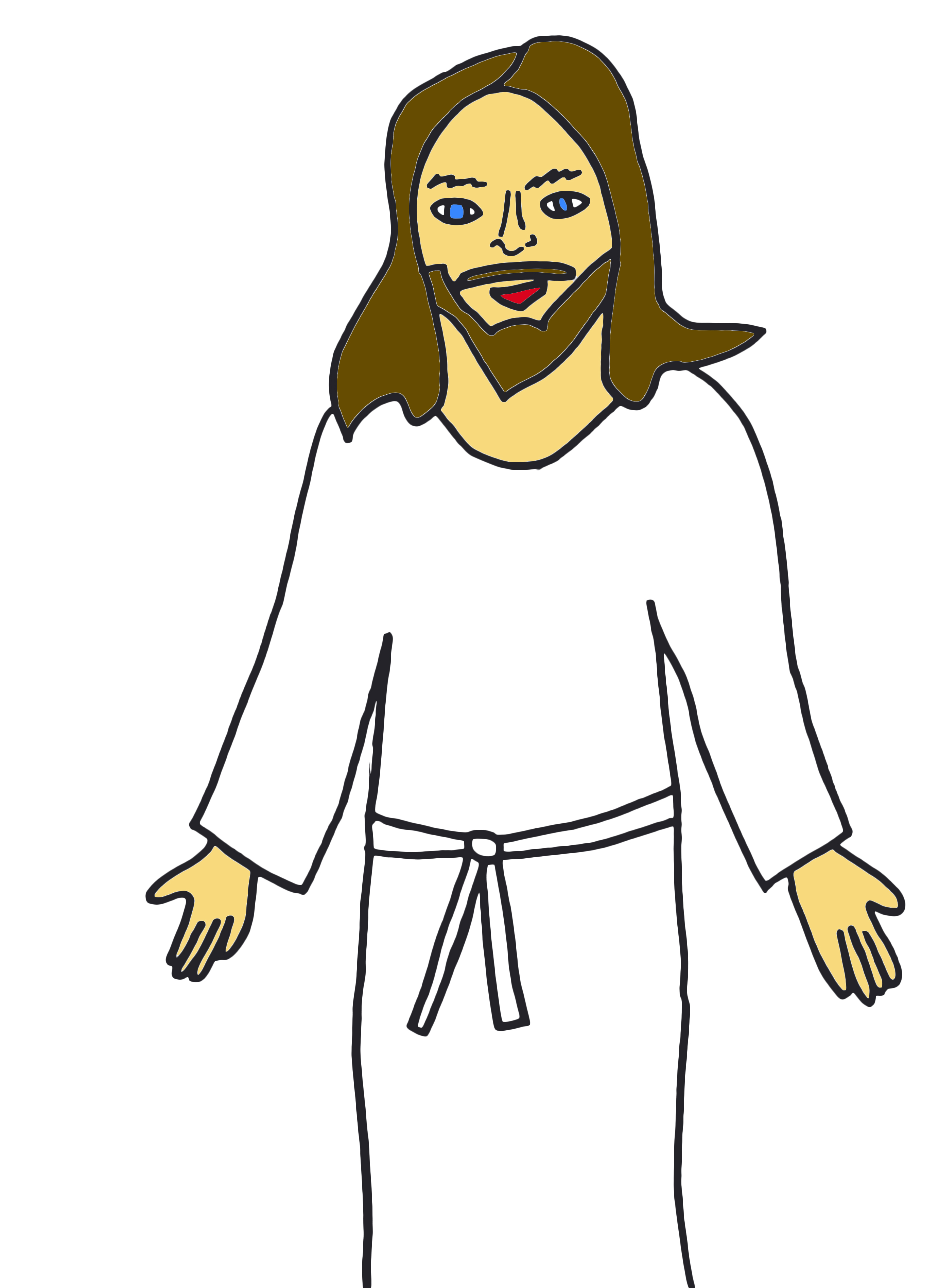 Jesus Black And White Images Clipart PNG Clipart from Miscellaneous Jes...