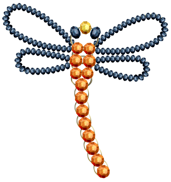Bead Body Piercing Jewellery Dragonfly Free Download PNG HQ Clipart