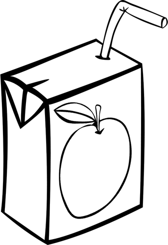 Apple Juice Box Clipart