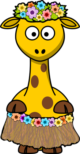 Hawaii Giraffe Clipart