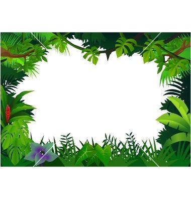 Free Printable Borders Jungle Frame Vector By Clipart