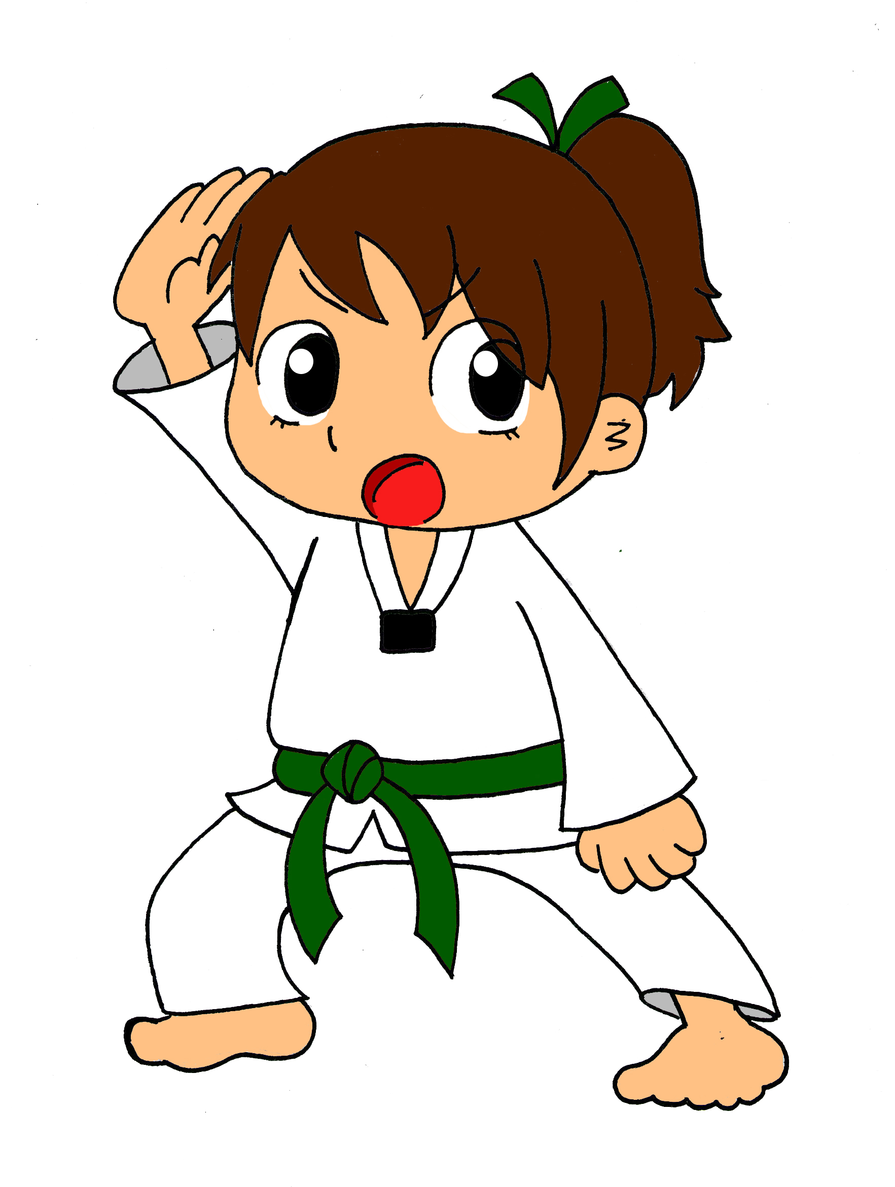 Karate Cartoon Kid Clipart Clipart