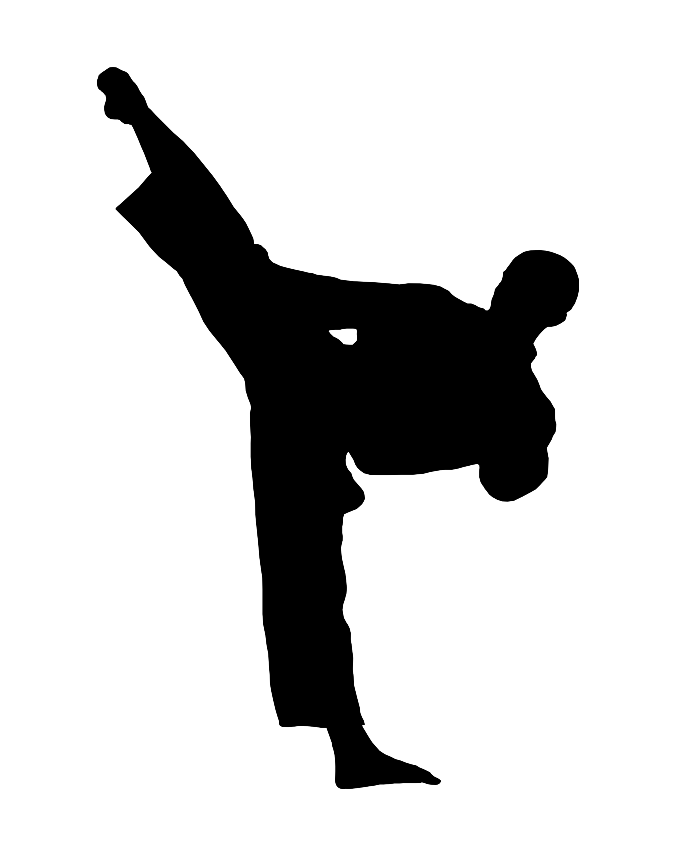 Karate Kick Free Download Png Clipart