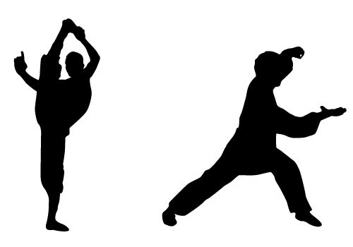 Karate Silhouette And Vector Download On Clipart