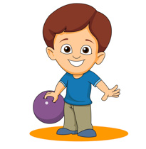 Kid Sports Bowling Pictures Graphics Png Image Clipart