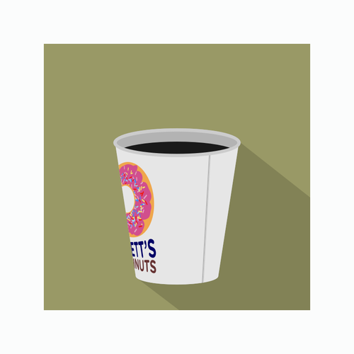 Of Takeaway Coffee In Cup Clipart