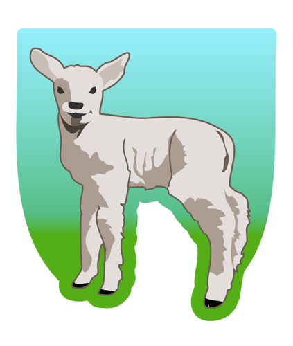 Of Young Lamb Clipart