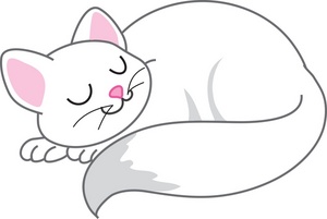 Kitten Cat Image Happy Cat Sleeping Clipart