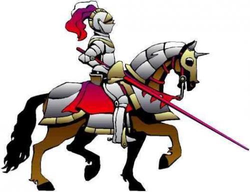 Medieval Knight Cartoon Medieval Ages Knights Vector Clipart