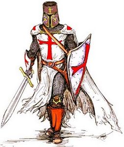 Medieval Knights Knight Templar Image Vector Clipart