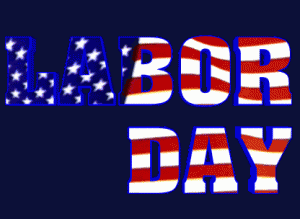 Labor Day Happy Holidays 4 Image Clipart
