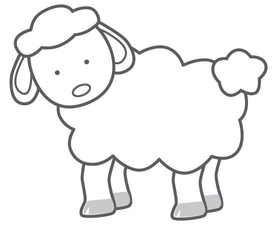 Lamb His Sheep Cutouts Sheep Week Clipart