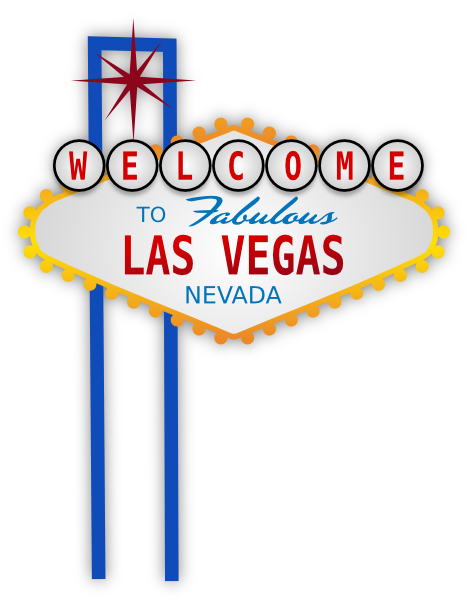 Las Vegas Sign At Vector Transparent Image Clipart