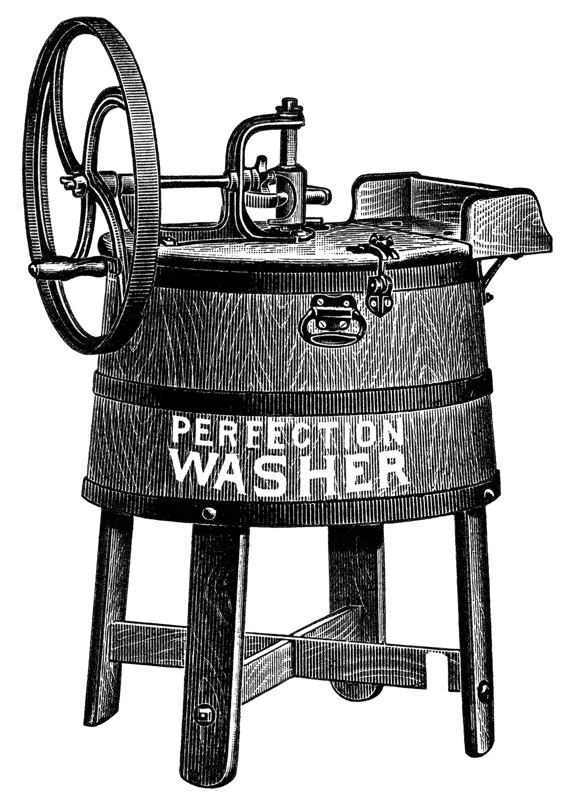 Washing Machines Vintage Laundry And On Clipart