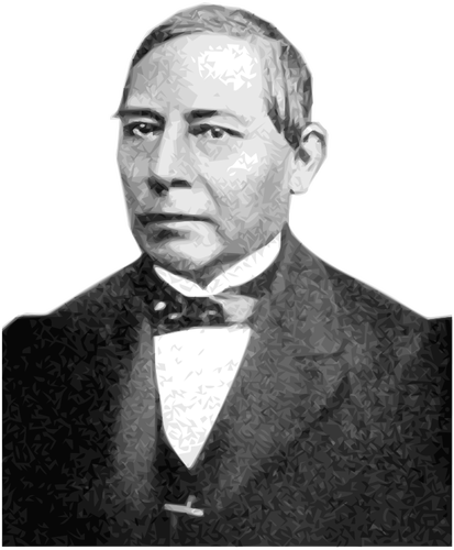 Benito Pablo Juárez García Portrait Clipart