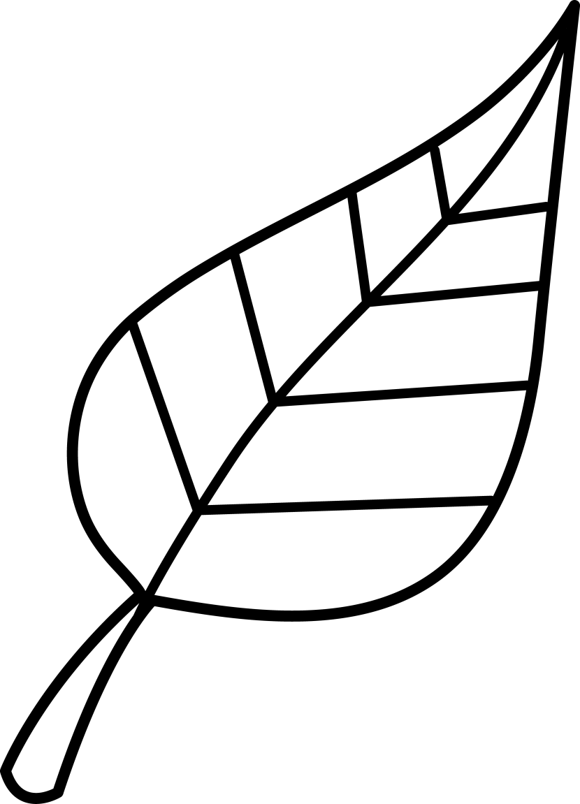 Leaf Fall Leaves Black And White Com Clipart