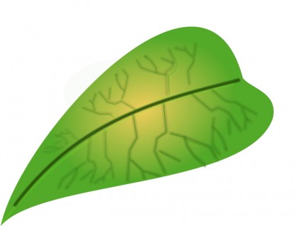 Green Leaf Vector For Download About Files Clipart