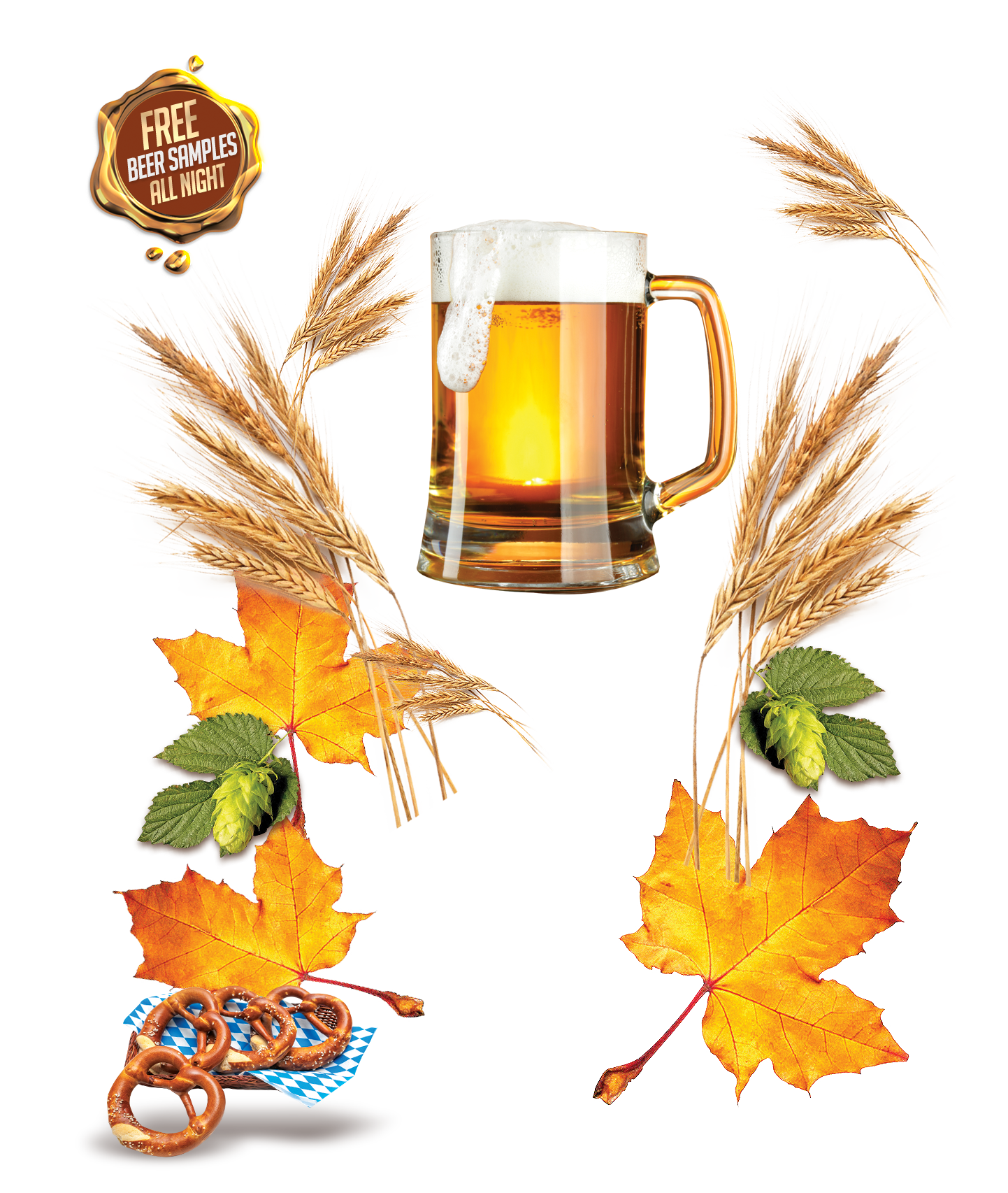 And Leaf Beer Wheat Yellow PNG Image High Quality Clipart