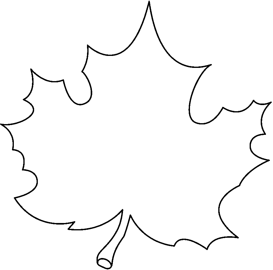 Fall Leaves Black And White Transparent Image Clipart