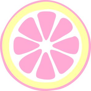 Pink Lemon Slice Vector Transparent Image Clipart