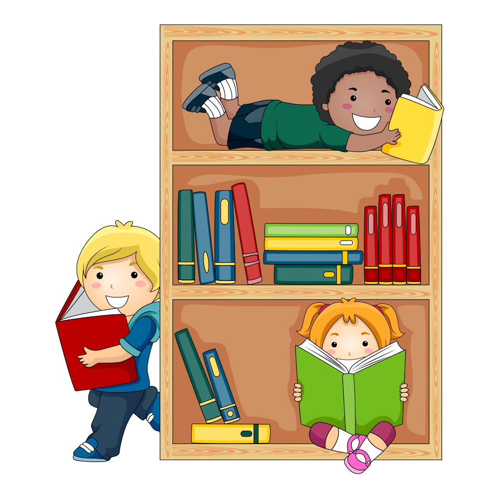 Student Reading Public Library Child Free Transparent Image HD Clipart